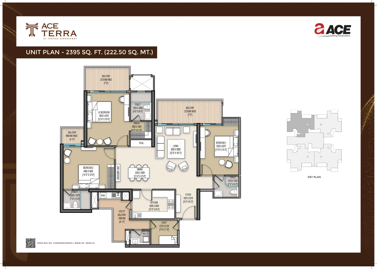 2 BHK Floor Plan