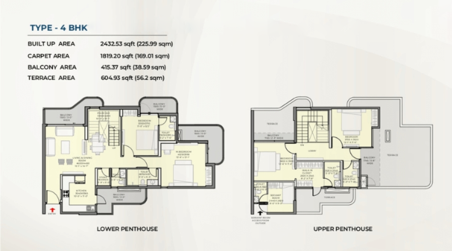 3 BHK Floor Plan