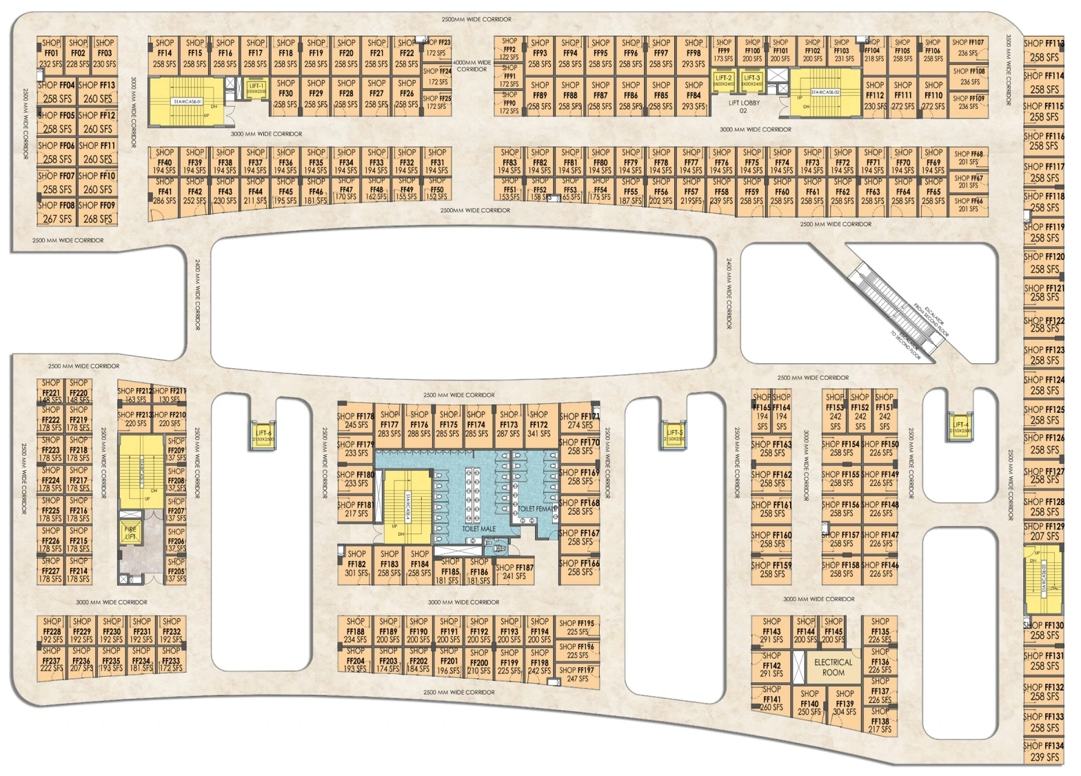 4 BHK Floor Plan
