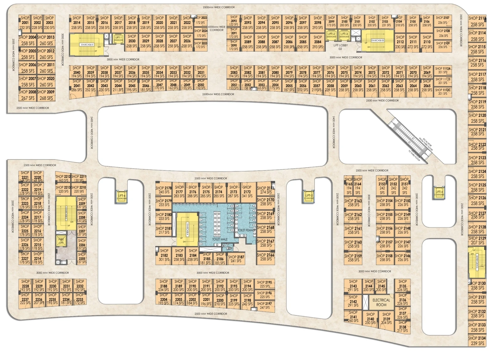 4 BHK Floor Plan